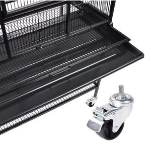 <span class=keywords><strong>Cage</strong></span> personnalisée de 63 pouces pour animaux de compagnie, intérieur et extérieur, acier, fer, perroquet, chinchillas, furet, <span class=keywords><strong>cage</strong></span> avec support, roues, calopsitte, petite taille - Product Image 4