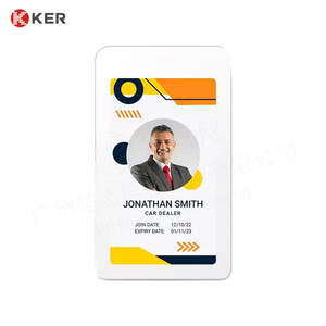 Badge électronique pour employés de magasin de détail, écran d'encre électronique NFC, sans batterie, en plastique, pour extérieur - Product Image 1