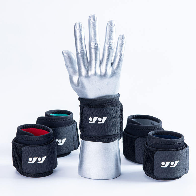 Custom Wrap Around Breathable Double Layer Compression Elastic Wrist ...