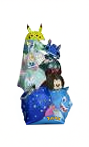 Ombrello per bambini Pokémon, 8 stecche, apertura manuale, protezione da sole e pioggia in poliestere, regalo per bambini - Product Image 1