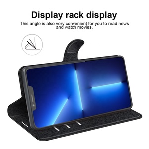 Étui en cuir PU à <span class=keywords><strong>clapet</strong></span> pour téléphone portable et porte-cartes pour <span class=keywords><strong>iphone</strong></span> 13 14 promax - Product Image 5