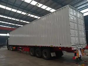 80 टन 40 टन 3 धुरों सूखी वैन अर्द्ध ट्रेलर बॉक्स बिक्री के लिए अर्द्ध ट्रेलर वैन अर्ध ट्रक ट्रेलर