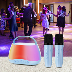 Machine <span class=keywords><strong>de</strong></span> <span class=keywords><strong>karaoké</strong></span> portable pour la famille, jouets micro, haut-parleur sans fil avec micro, chansons, boombox pour enfants, pour festival <span class=keywords><strong>de</strong></span> musique/fête en plein air - Product Image 5