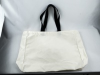 Sac de courses en toile réutilisable pliable avec logo personnalisé, imprimé, en toile de coton avec poche intérieure