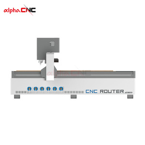 Sẵn Sàng Để Tàu Trung Quốc Chất Lượng Hàng Đầu Alpha 1325 CNC Router 4x8 3 Trục Gỗ CNC Router Giá Gỗ CNC Phay Máy Khắc - Product Image 5