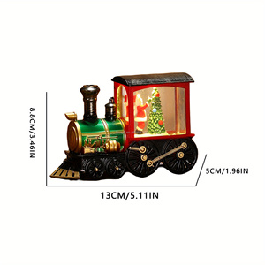<span class=keywords><strong>Train</strong></span> <span class=keywords><strong>de</strong></span> <span class=keywords><strong>Noël</strong></span> créatif LED artisanat en plastique lumières d'eau boule <span class=keywords><strong>de</strong></span> neige décoration <span class=keywords><strong>de</strong></span> <span class=keywords><strong>Noël</strong></span> cadeaux usine en gros - Product Image 2