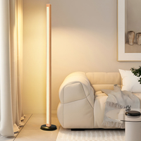 Lampadaire en bois massif linéaire, différentes tailles, pour studio d'art, certifié CE SAA RCM