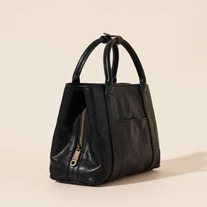 Bolso Unisex de Cuero Genuino, Cómodo, con Cierre de Cremallera, Gran Capacidad, Impermeable y Moderno - Product Image 3