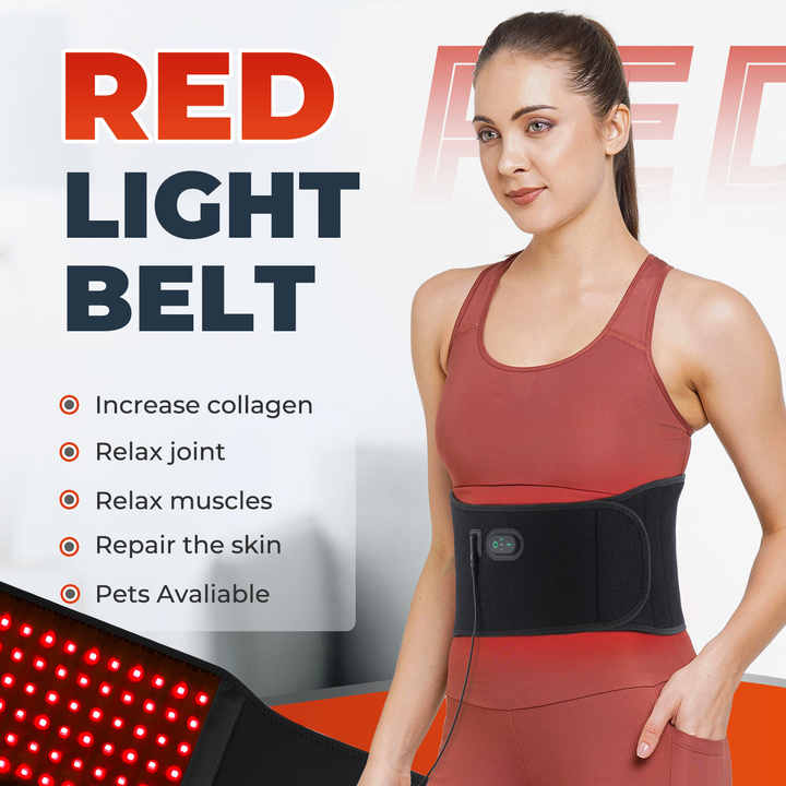 Red Light Therapy Belt - Pain Relief & Infrared Physiotherapy