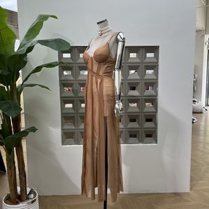 <span class=keywords><strong>Robe</strong></span> d'été à bretelles Slim Fit avec col en V fendu pour la soirée dansante <span class=keywords><strong>Robe</strong></span> rétro - Product Image 2