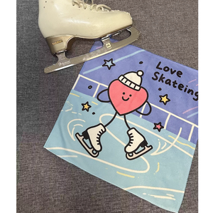 Panno Assorbente per Pattini da Ghiaccio, Resistente, per Lucidatura Lame di Pattinaggio Artistico, Asciugamano Assorbente per Pattini - Product Image 2