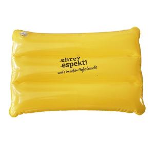 Individuelles LOGO Aufblasbares Schwimmbad-Kissen Rechteckiges Schwimmkissen PVC Transparentes Aufblasbares Luftkissen - Product Image 2