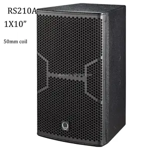 Passieve Rs Serie 10 12 Inch Rs210a Enkele 10 Inch Twee Weg Full Range Speaker Rms 250W Dj Audioclub Bar Disco Ktv Audio Speaker