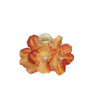 New Elegant Light Color Series Flower Hair Claw <b>Clip</b> Light Luxury Niche Design Women's Acrylic Hair Claw <b>Clips</b> Fashion Headwear - Product Image 6