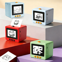 Imprimante vocale intelligente AI pour enfants, imprimante thermique sans encre, transformant la voix en image, jouet éducatif