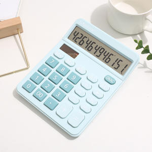 เครื่องคิดเลขพลังงานแสงอาทิตย์คารุยดา KK839S สีฟ้า 152x122 มม. วัสดุ ABS ใช้งานได้หลากหลาย สำหรับนักเรียน นักบัญชี - Product Image 3