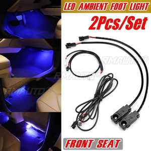 Luces LED Decorativas para el Interior del Automóvil, Luz Ambiental para el Suelo, para Toyota Camry 2019 2020 2021, Tira de Alambre de Neón Azul, Lámpara Ambiental - Product Image 2