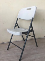 Chaise et table pliantes en plastique de haute qualité pour événements, populaires aux États-Unis