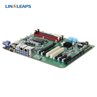 Carte mère industrielle ATX Linkleaps Q170 avec chipset, compatible Intel Core i9, i7, i5, i3 de 6e à 9e génération, double LAN GbE, 6 ports COM, 5 PCIe, 2 PCI