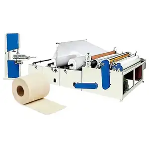 High Speed Automatic Paper Pipe Toliet Roll To Sheet Core Cutter Paper Tube Pipe Tissue Cutting Machine