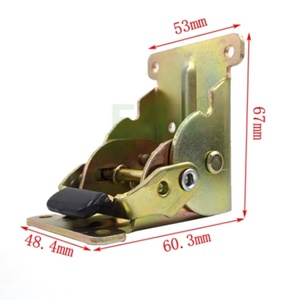 Charnières métalliques pliantes modernes à 90 degrés en acier zingué pour pieds de meubles de salon, chambre, salle à manger, salle de sport, cuisine - Product Image 2