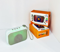 Mini Altavoz Portátil de 5W con Bluetooth, Iluminación RGB y Batería Recargable, Altavoz para Fiestas y Uso en Cine en Casa