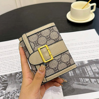 Dompet Kartu Kredit Grosir Langsung Pabrik, Dompet Kulit Vintage untuk Wanita, Dompet Desainer Wanita