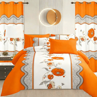 Ensemble de draps de lit extra-larges avec rideaux - Produits de literie en gros - Ensemble de draps de lit 8 pièces