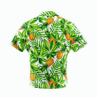China benutzer definierte neueste Hawaii-Shirt Design Kurzarm Blumen blatt Bottoms bis gedruckt Strand Hawaii-Shirts für Männer