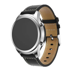 <span class=keywords><strong>Correa</strong></span> de <span class=keywords><strong>cuero</strong></span> de 22mm para <span class=keywords><strong>Samsung</strong></span> <span class=keywords><strong>Gear</strong></span> <span class=keywords><strong>S3</strong></span> Classic <span class=keywords><strong>Frontier</strong></span> para Galaxy Watch Active Smart Watch Bands - Product Image 1