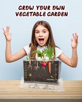 Kit de visualisation des racines pour enfants de 5 à 12 ans, 6 variétés de graines, kit scientifique STEM, jouet de jardinage éducatif pour cadeaux de Noël et d'anniversaire