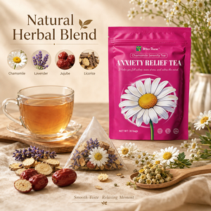 Tisane aux Herbes Camomille Lavande Réglisse Jujube – 30 Sachets Pyramidaux – Marque Privée OEM ODM – Fabricant de Formules Personnalisées - Product Image 3