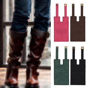 Quick Shipping Western Boot Wallet with Snap Strap Retro Purse Western Boots PU Leather Wallet for Men - Product Image 1