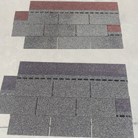Prix des bardeaux architecturaux en fibre de verre, bardeaux d'asphalte à 3 couches, tuiles de toiture, durabilité accrue pour le toit de la maison