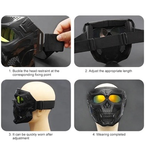 Lunettes UV <span class=keywords><strong>de</strong></span> sécurité pour <span class=keywords><strong>moto</strong></span> <span class=keywords><strong>Masque</strong></span> <span class=keywords><strong>de</strong></span> protection coupe-vent pour la conduite sur route et les voyages - Product Image 5