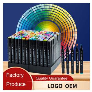 Spidol seni 60/80 warna, pena gambar ujung ganda, tinta Blendable halus untuk membuat sketsa, mewarnai, ilustrasi - Product Image 5