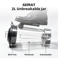 Zware professionele fruitmixer, ijsvergruizer, commerciële blender, citruspers, ijsvergruizer-blendermachine