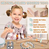 Montessori Wooden Percussion Instruments Set for Toddlers 1-3 Kids Preschool-Educational Music Learning Toys Unisex Birthday