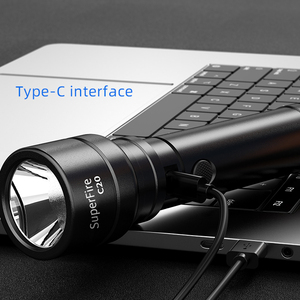 Ánh sáng mạnh mẽ Đèn pin P50 20W 1500 lumen Hidden Type-C USB sạc <span class=keywords><strong>Torch</strong></span> <span class=keywords><strong>LED</strong></span> <span class=keywords><strong>Torch</strong></span> ánh sáng giá rẻ <span class=keywords><strong>Led</strong></span> đèn pin - Product Image 5