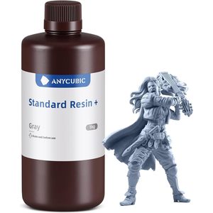 Resina Estándar Anycubic Plus 1kg Gris para Impresión 3D - Product Image 1