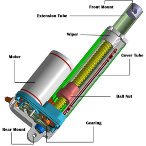 Moteur électrique, actionneur linéaire comme ouvre-<span class=keywords><strong>porte</strong></span> d'armoire électrique - Product Image 3