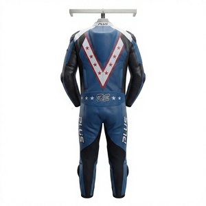 Traje de Carreras Personalizado para Hombre en Cuero Vacuno/Canguro, Mono de Una Pieza con Armadura de Nivel 2 CE, Hecho a Medida, Protección OEM - Product Image 2