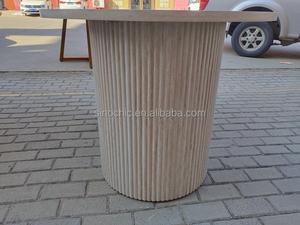 Giá cả cạnh tranh nóng bán rắn gỗ bàn ăn đặt cho nhà hàng khách sạn gỗ <span class=keywords><strong>MDF</strong></span> giấy lắp ráp bàn ăn với ghế - Product Image 5