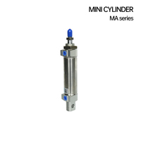 Cylindre miniature série SHINYEE MA, haute poussée, acier inoxydable, grand alésage, pour mini-cylindre, pièces pneumatiques de qualité supérieure
