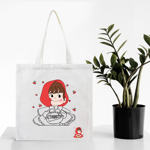Sac fourre-tout en toile de coton personnalisé, simple, écologique et réutilisable - Product Image 1