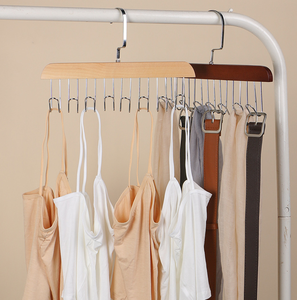 Lavinia <span class=keywords><strong>Pas</strong></span> <span class=keywords><strong>Cher</strong></span> Vente Chaude Multifonction <span class=keywords><strong>En</strong></span> Bois <span class=keywords><strong>Cintre</strong></span> Cravate Ceinture <span class=keywords><strong>Cintre</strong></span> avec 8 Crochets Soutien-Gorge <span class=keywords><strong>Cintre</strong></span> - Product Image 6