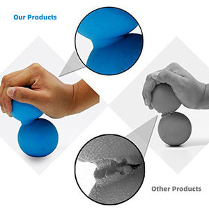 Bola Pijat Kacang Punggung Gulung Pijat Kaki Tangan Latihan Mobilitas Yoga Logo Khusus dengan Logo - Product Image 3