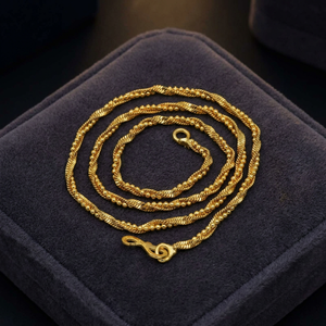 Colliers en chaîne torsadée plaqués or 14K 18K 24K en gros – Design moderne et tendance - Product Image 3