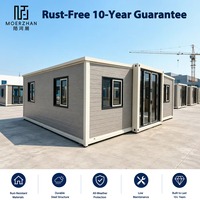 Maison conteneur extensible 20 pieds 40 pieds, cabine modulaire préfabriquée, logement pour travailleurs sur chantier