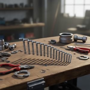 ชุดประแจหกเหลี่ยม 289 N/SE17 ขนาดเมตริก 1.5 ถึง 10 มม. สำหรับการซ่อมแซมเครื่องจักรกลที่มีความแม่นยำ - Product Image 3